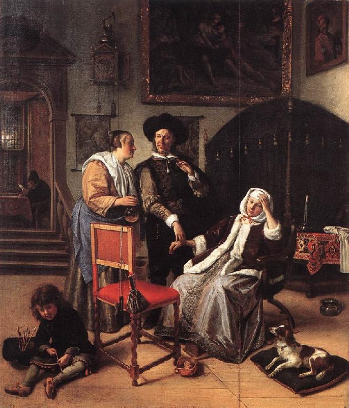 Jan Steen Doctor's Visit oil painting picture
